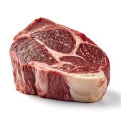 Obraz premium Shell Steak bone-in center-cut Short Loin. Generative AI