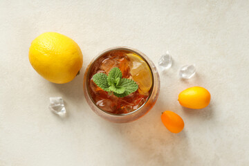 Ice tea - drink for refreshing in hot summer weather