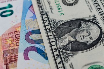 Porträt auf der 1 US Dollar Banknote