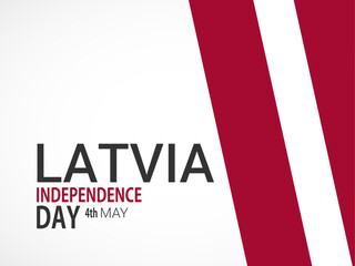 Independence day Latvia. Vector background. National day.