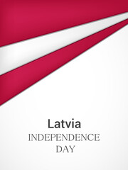 Independence day Latvia. Vector background. National day.
