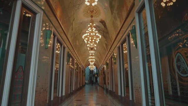 Amsterdam, Netherlands - De Beurspassage 19th Century Passageway