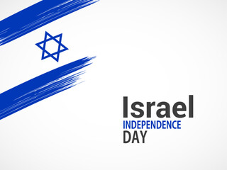 Independence day Israel. Vector background. National day.