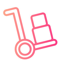 trolley gradient icon