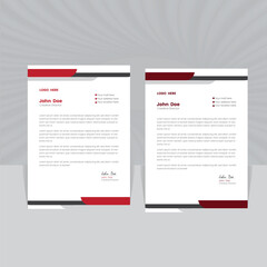 creative modern letter head design template for your project.