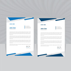 creative modern letter head design template for your project.