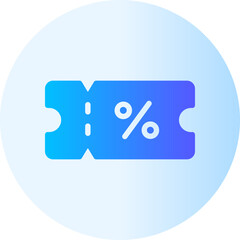 coupons gradient icon