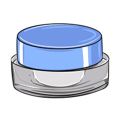 cosmetic cream jar
