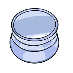 cosmetic cream jar