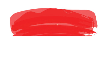 Brush stroke flag of INDONESIA