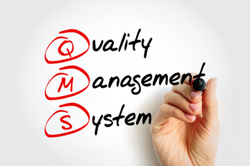 QMS - Quality Management System is a collection of business processes focused on consistently...