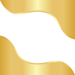 Golden Wave Template Design