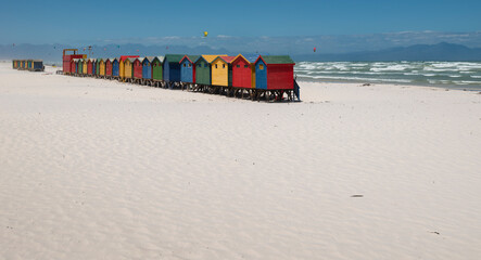 Muizenberg beach, surfer beach, South Africa