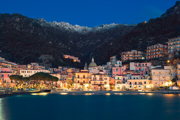 In the Amalfi coast seafaring town of Cetara, famous for anchovies and the colors of the buildings, Salerno, Amalfi coast, Positano.