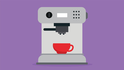 Coffee machine. Coffee maker. Flat design. Vector illustration