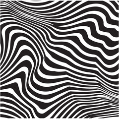 Abstract geometric zigzag wave stripes lines pattern, vector illustration design.

