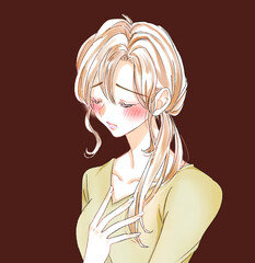 胸が高鳴る女性