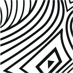 Abstract geometric zigzag wave stripes lines pattern, vector illustration design.

