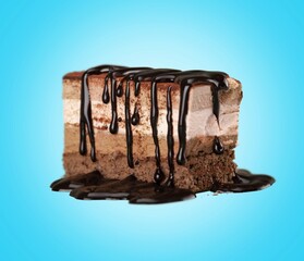chocolate tasty fresh sweet cake