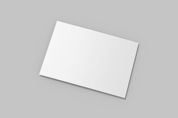 Fototapeta premium Postcard Blank Mockup