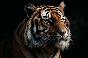A female tiger. Generative AI