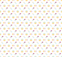 Seamless Colourful pattern with dots