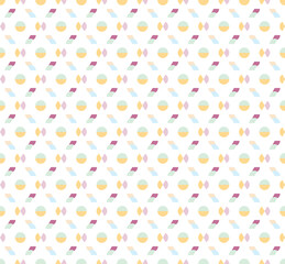 Seamless Colourful pattern with dots