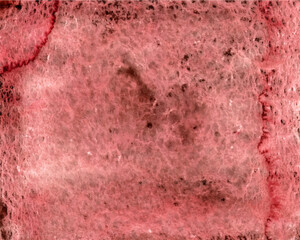 Abstract hand painted brown red watercolor on textured background