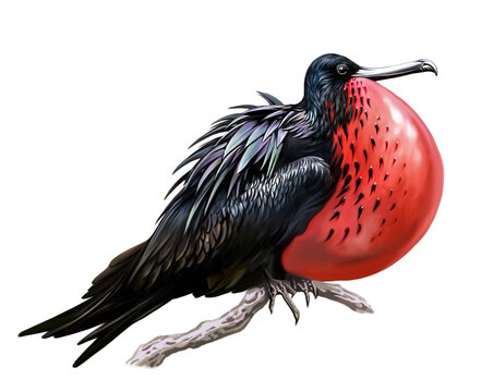 Frigatebird, Fregata, tropical bird