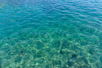 Fototapeta na wymiar Full frame shot of blue sea