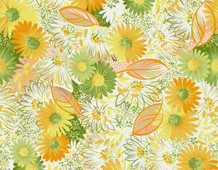 All over sameless pattern with different style unique concept elegant designs for fabric and paper prints also use in novels and websites etc