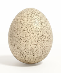 Bird egg isolated on white background. 3D illustration