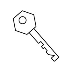 Key icon Vector. lock illustration sign. closed symbol. password logo.