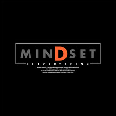 mindset is everything typography vintage