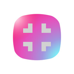 Fototapeta premium Focus - Pictogram (icon) 