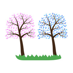 Fototapeta na wymiar Fantasy tree. Organic concept. Tree for concept design. Vector illustration.