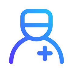 nurse gradient icon