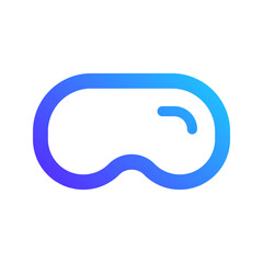 medical glass gradient icon