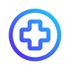 pharmacy gradient icon