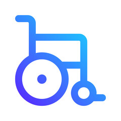 wheelchair gradient icon