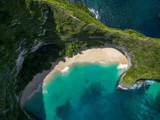 aerial view of Nusa Penida