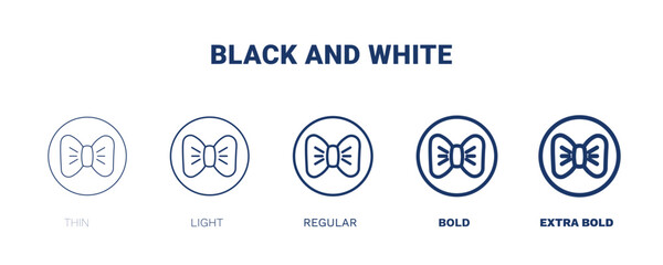 black and white icon. Thin, light, regular, bold, black black and white icon set from fashion and things  collection. Editable black and white symbol can be used web and mobile