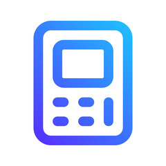 calculator gradient icon