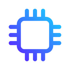 processor gradient icon