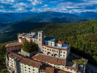 Ancient fortified sanctuary of Castemonte. Spiritual lookout over the Natisone valleys.