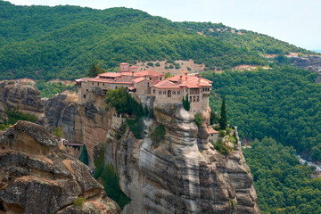 the Greek monasteries suspended from Meteora 3