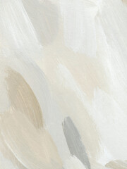 Obraz premium Neutral abstract art background. Art texture with paint brush strokes. Modern hand drawn painting on canvas
