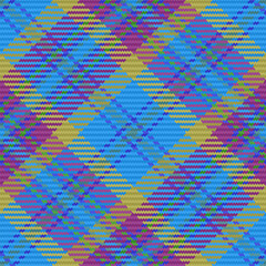 Seamless tartan textile. Texture plaid fabric. Background check pattern vector.