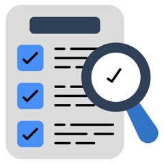 Perfect design icon of search list