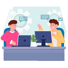 Customer Service Illustration